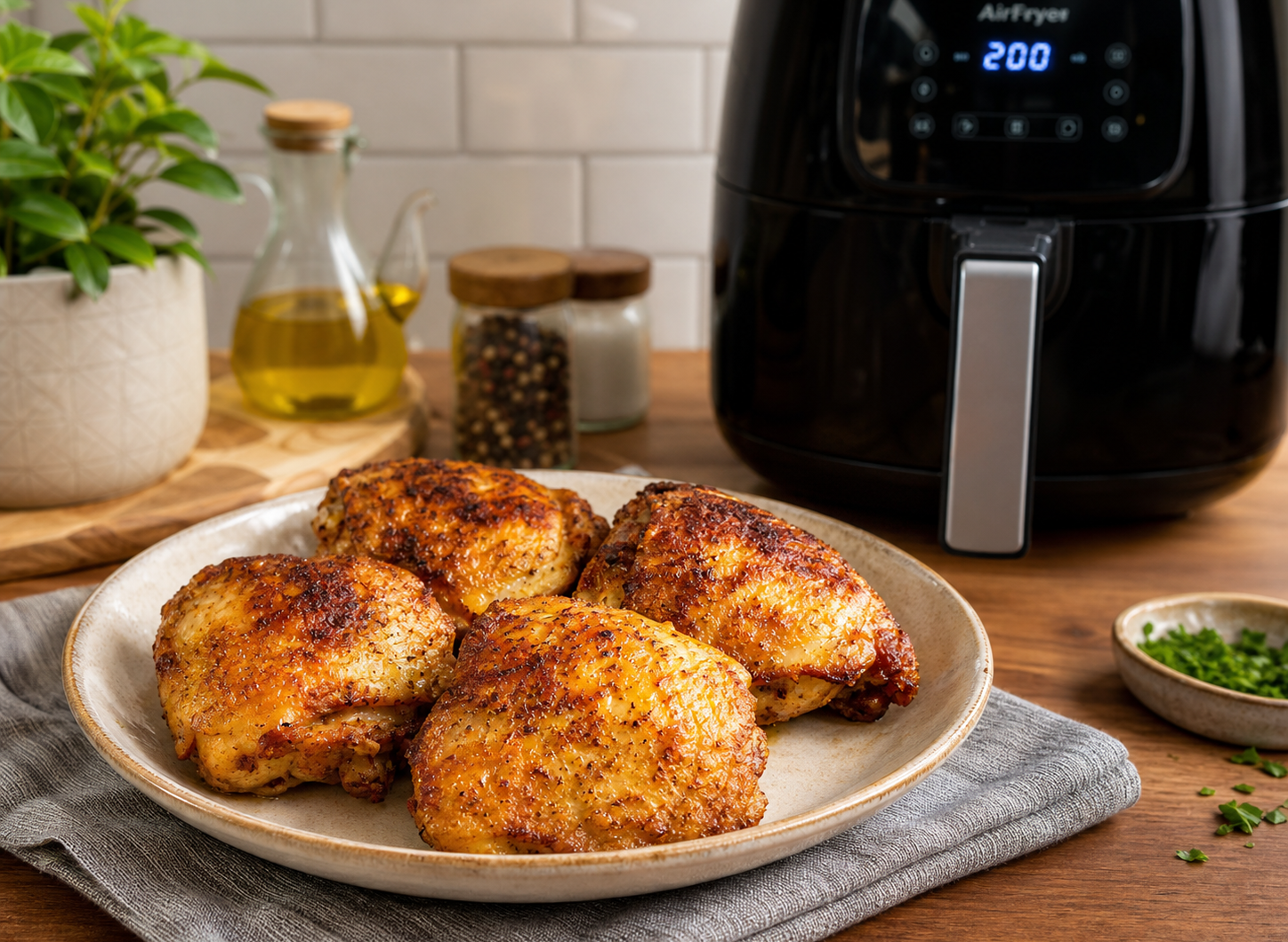 Air Fryer Chicken Thighs
