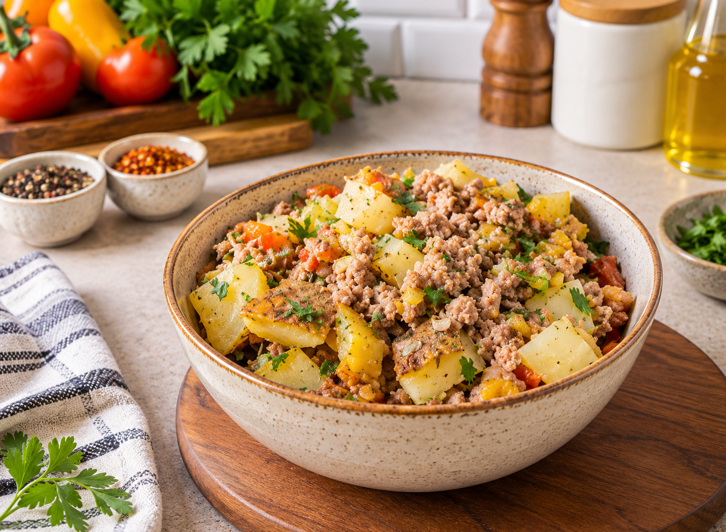 Green Chile Picadillo