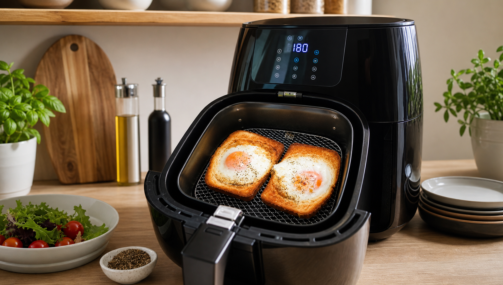 Air Fryer Egg Toast