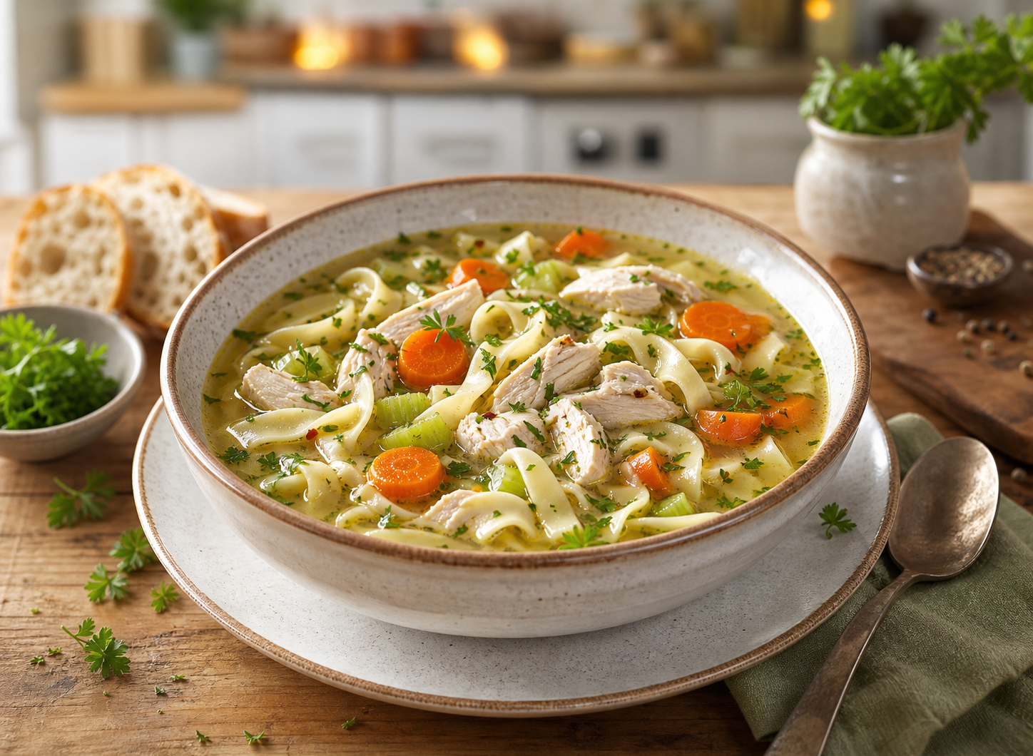 Healthy Chicken Noodle Soup Recipe