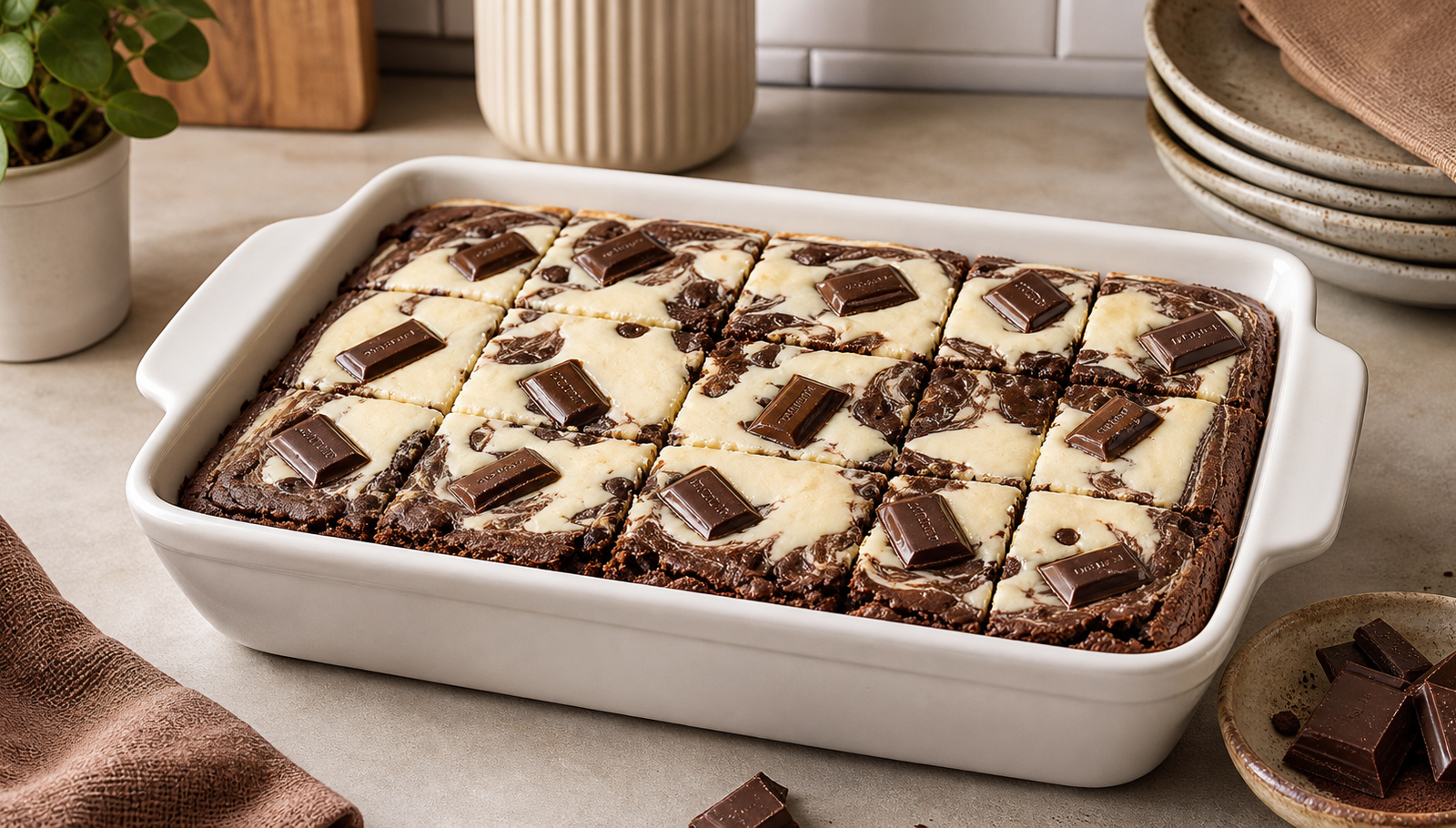 Keto Cheesecake Brownies – Sugar Free