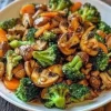 Broccoli, Carrot, and Mushroom Stir-Fry