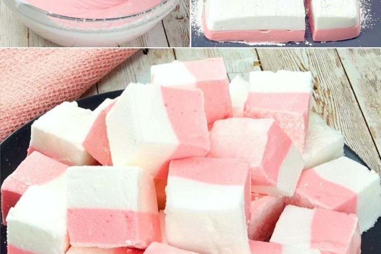 Soft & Fluffy Pink Marshmallows