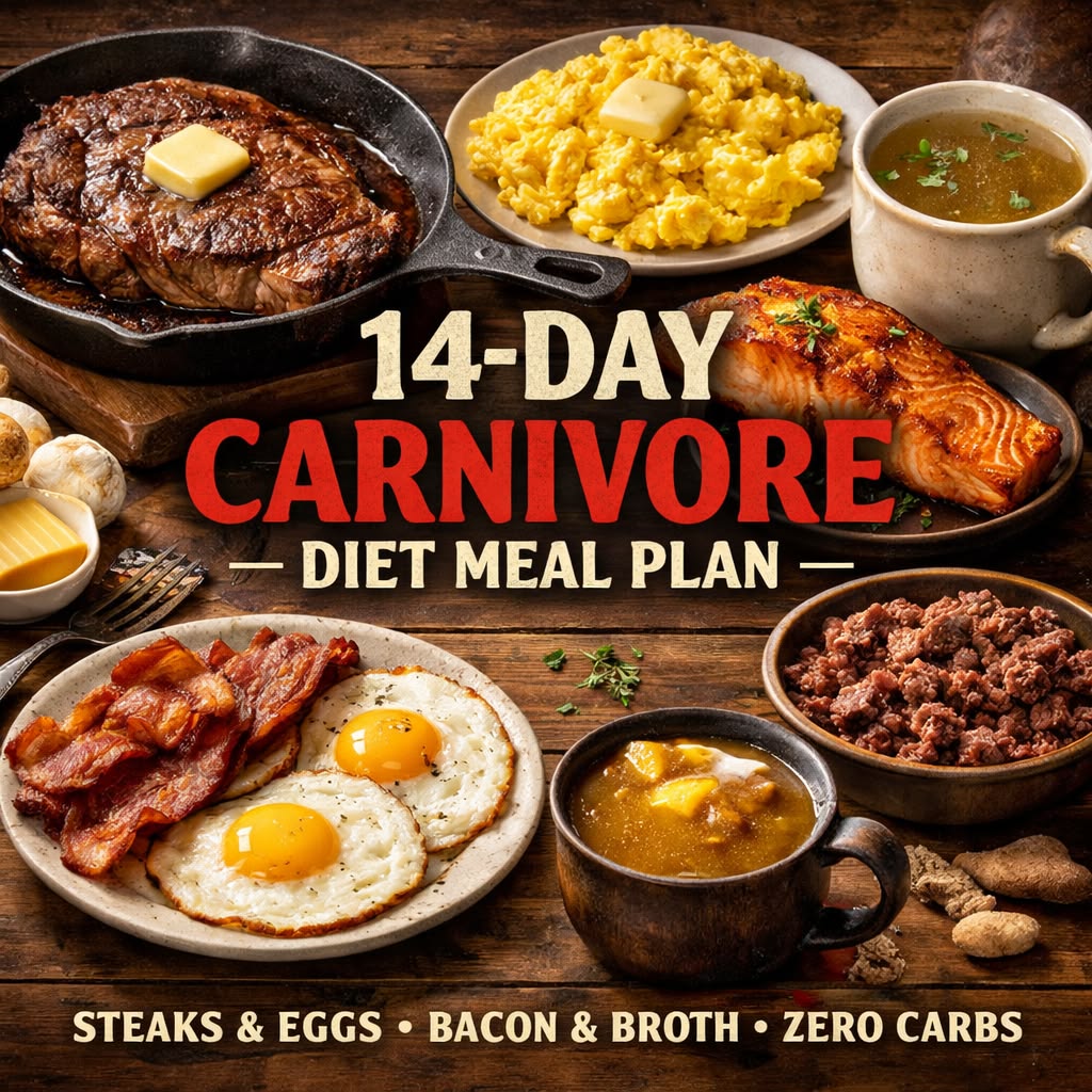 14-Day Carnivore Diet Meal Plan (Simple, Satiating & Sustainable)