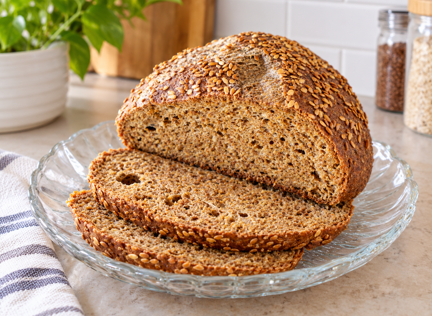 Keto Flaxseed Seed Bread